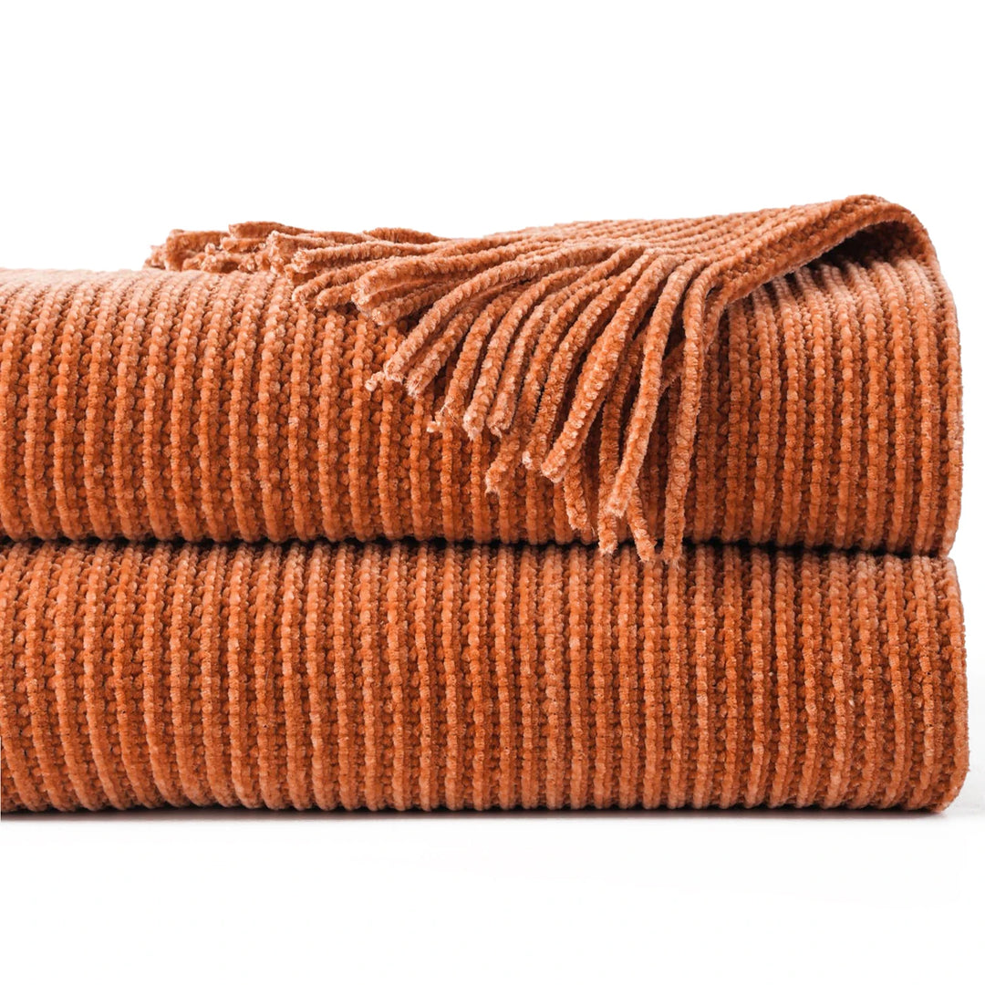Channel Chenille Throw