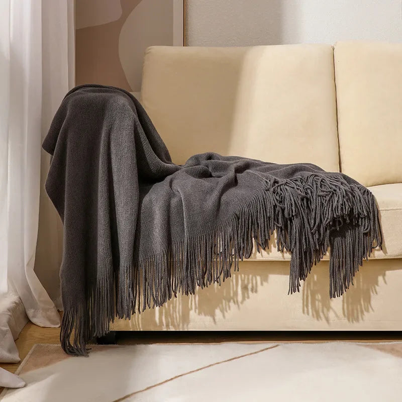Cascade Fringe Throw