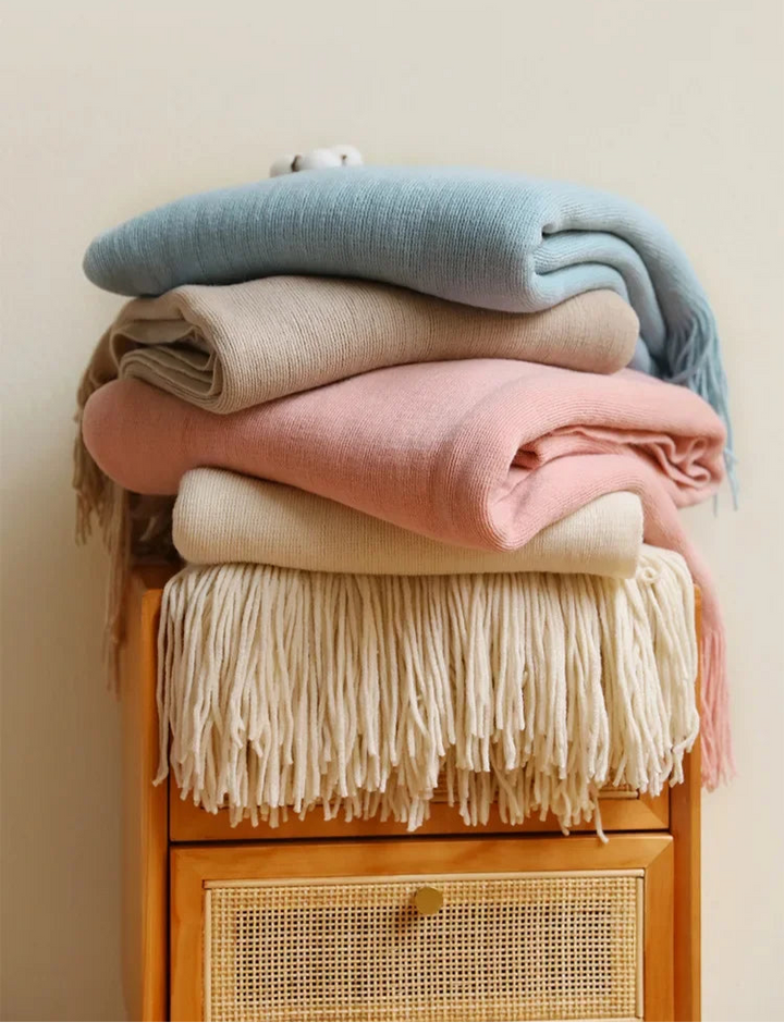 Cascade Fringe Throw