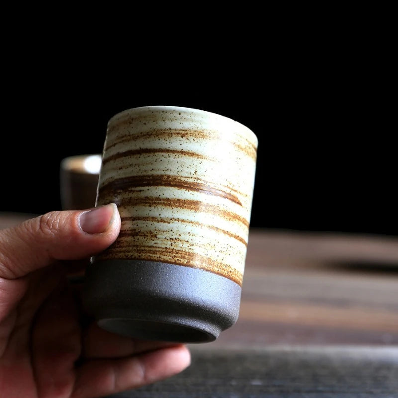 Hand-Thrown Stoneware Cup