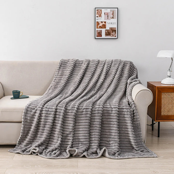 Ripple Plush Throw