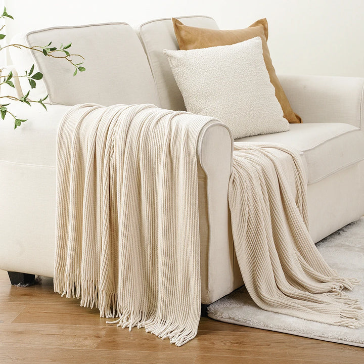 Channel Chenille Throw