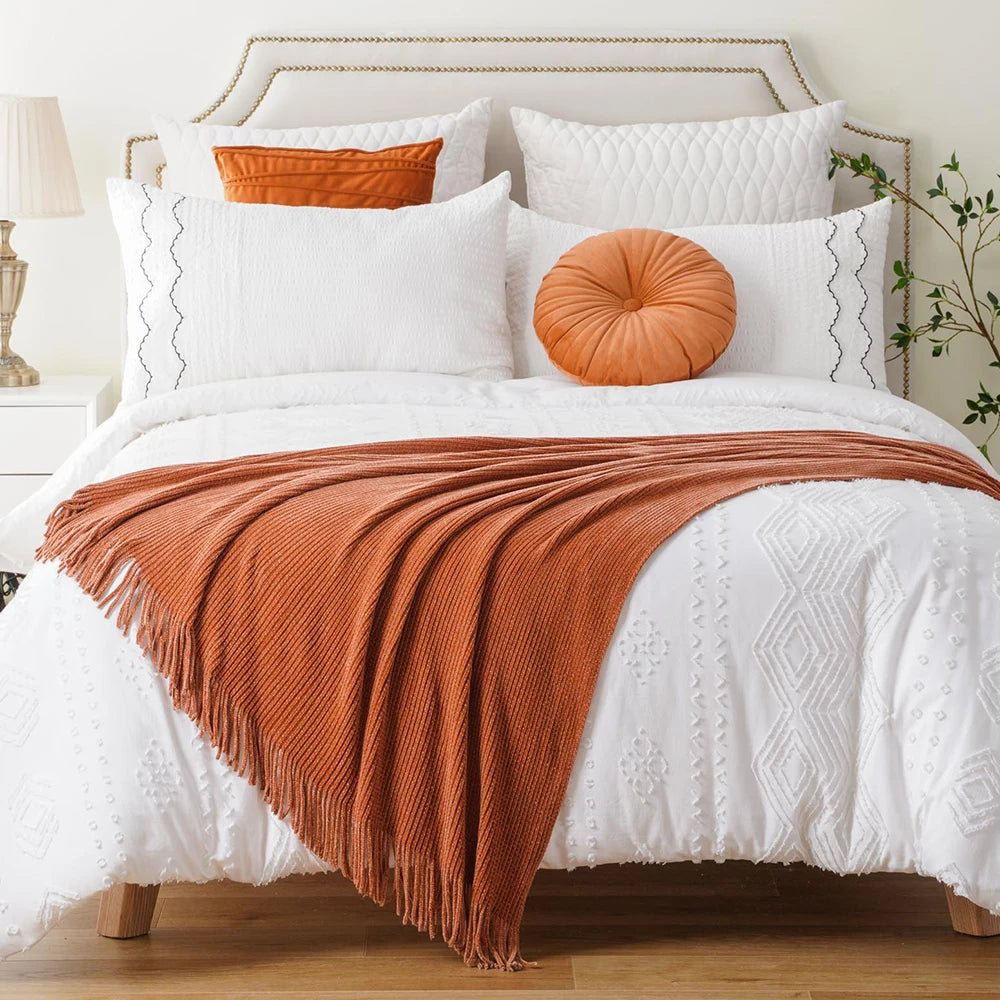 Channel Chenille Throw