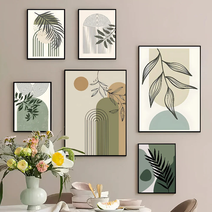 Verdant Forms Modern Botanical