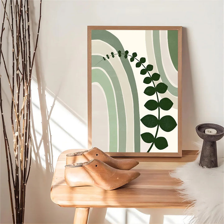 Verdant Forms Modern Botanical