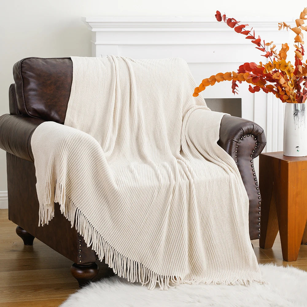 Channel Chenille Throw