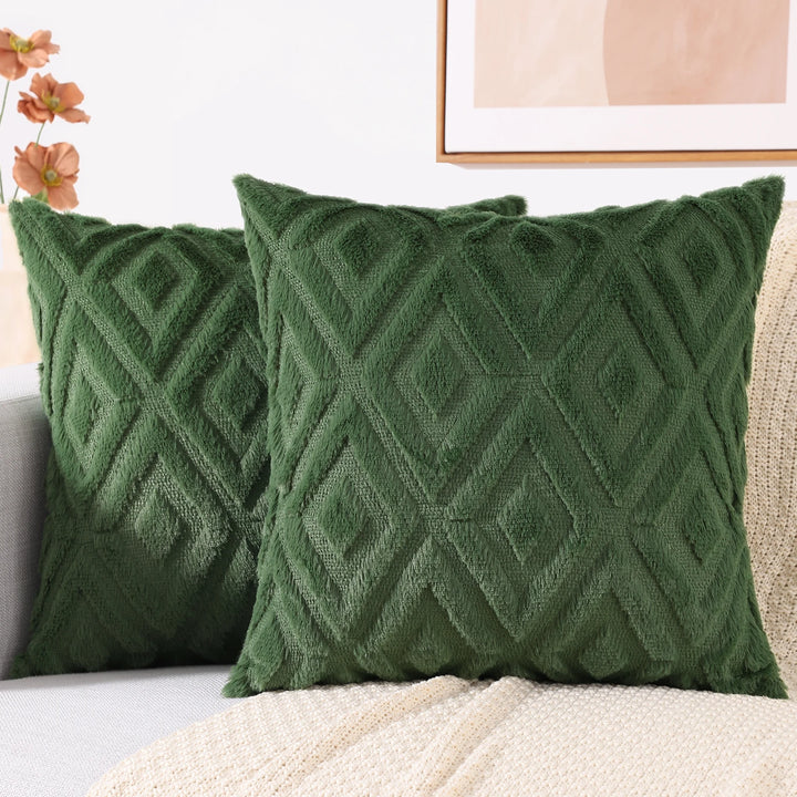 Velura Diamond Knit Cushion Cover