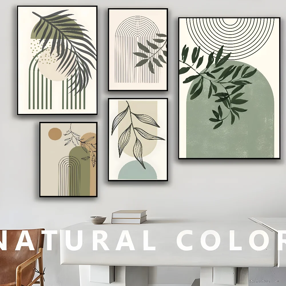 Verdant Forms Modern Botanical