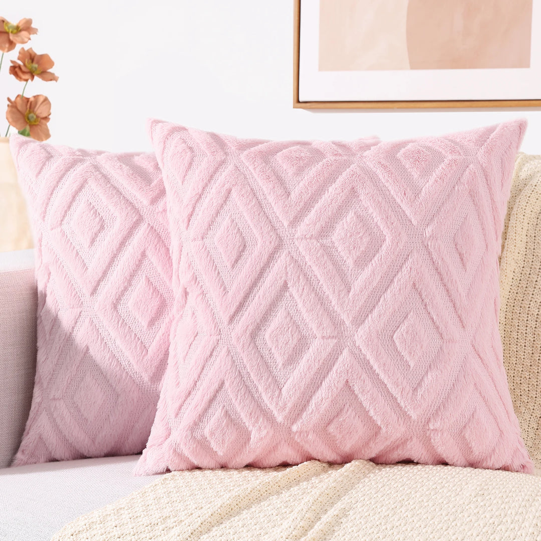 Velura Diamond Knit Cushion Cover