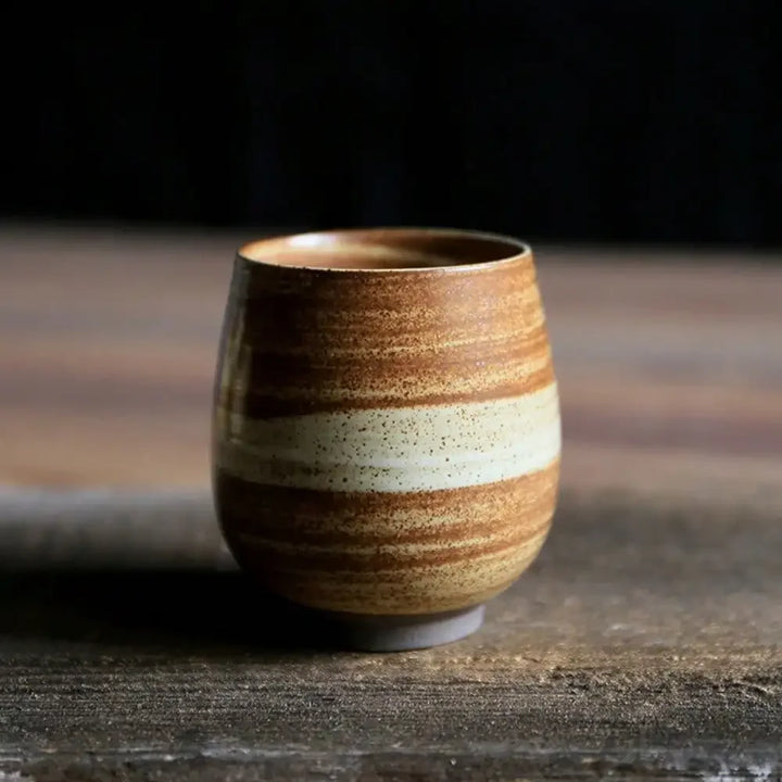 Hand-Thrown Stoneware Cup
