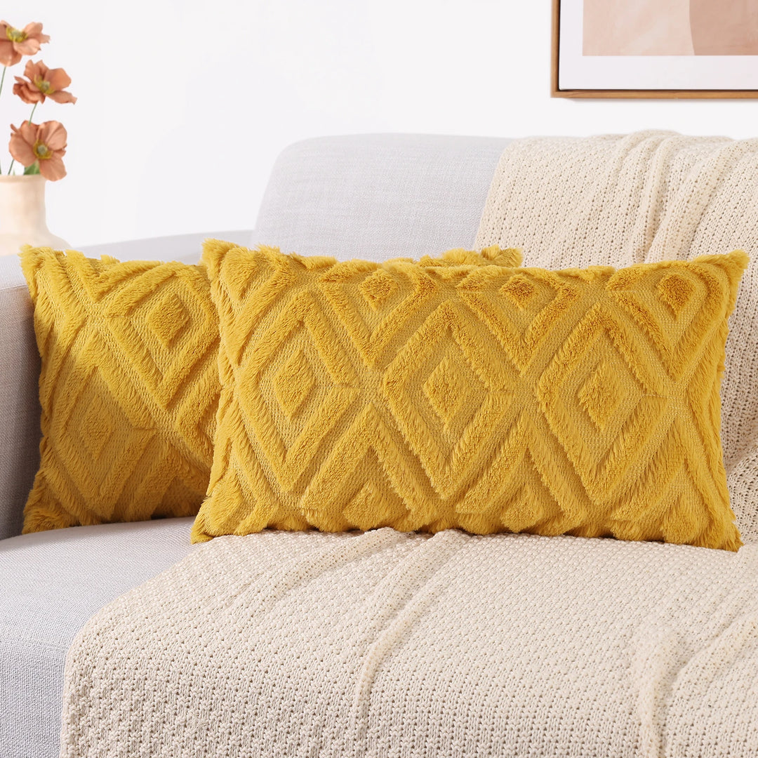 Velura Diamond Knit Cushion Cover