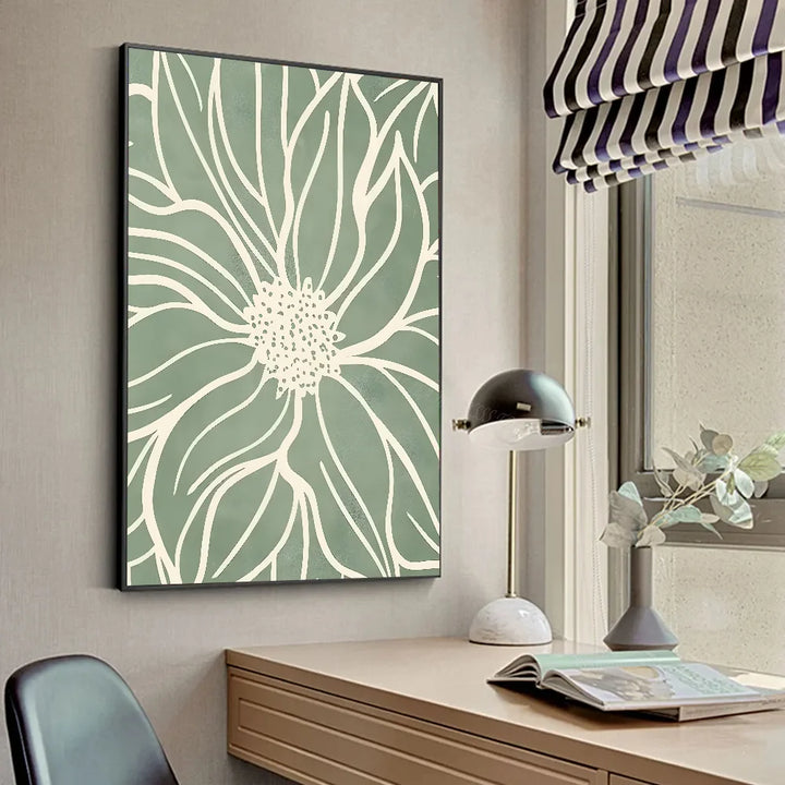 Verdant Muse Abstract