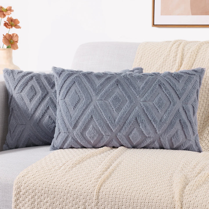 Velura Diamond Knit Cushion Cover