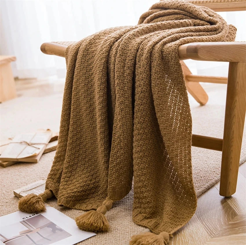 Cocoon Waffle Throw
