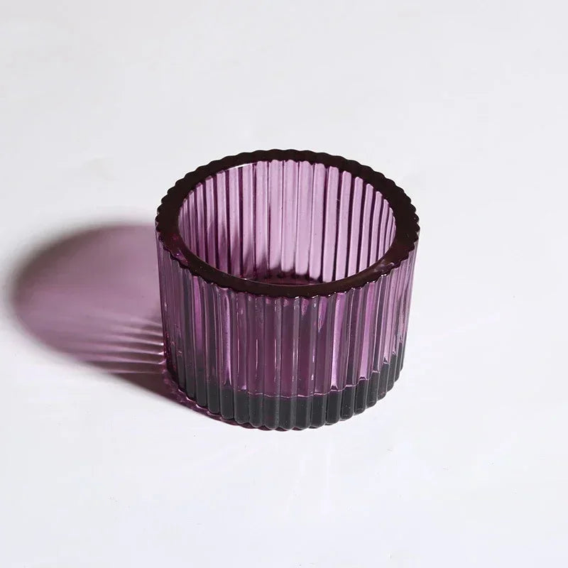 Tinted Ribbed Votives