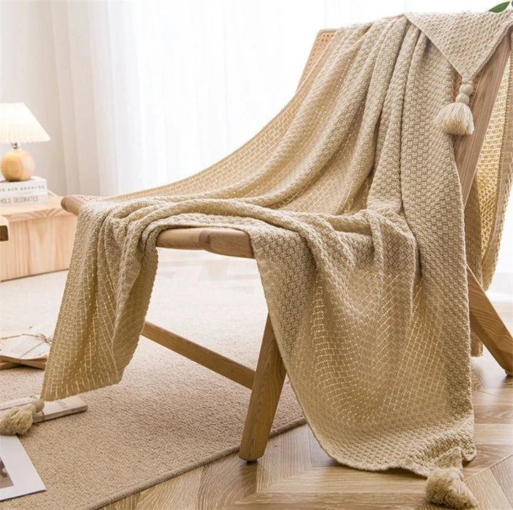 Cocoon Waffle Throw