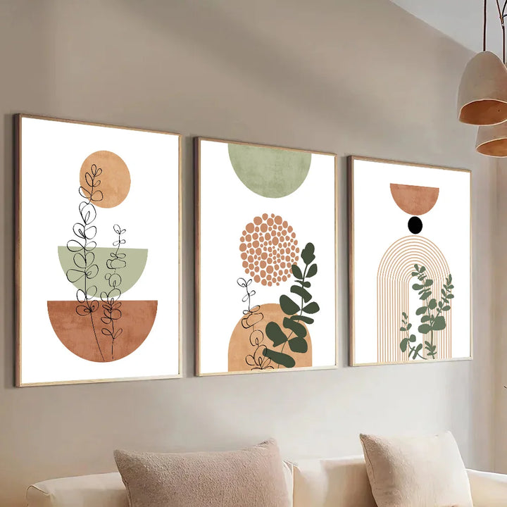 Terracotta Garden Print Set