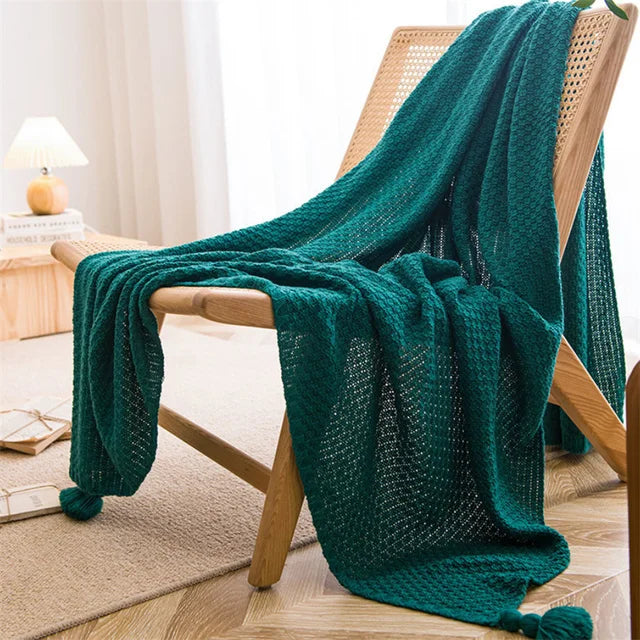 Cocoon Waffle Throw