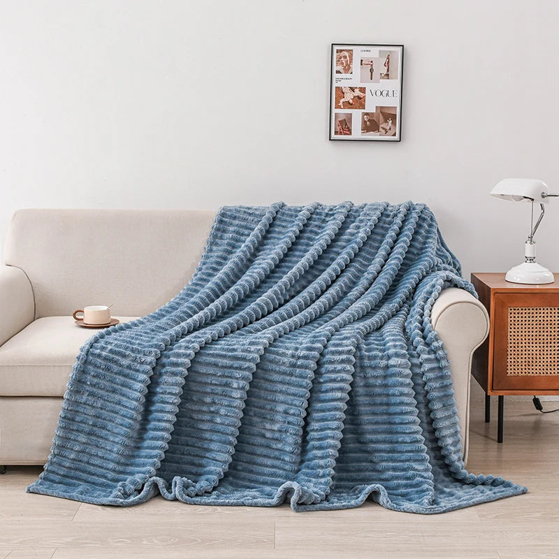 Ripple Plush Throw