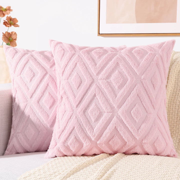 Velura Diamond Knit Cushion Cover