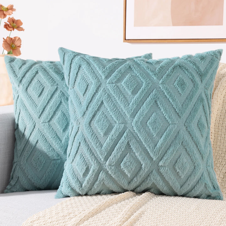 Velura Diamond Knit Cushion Cover