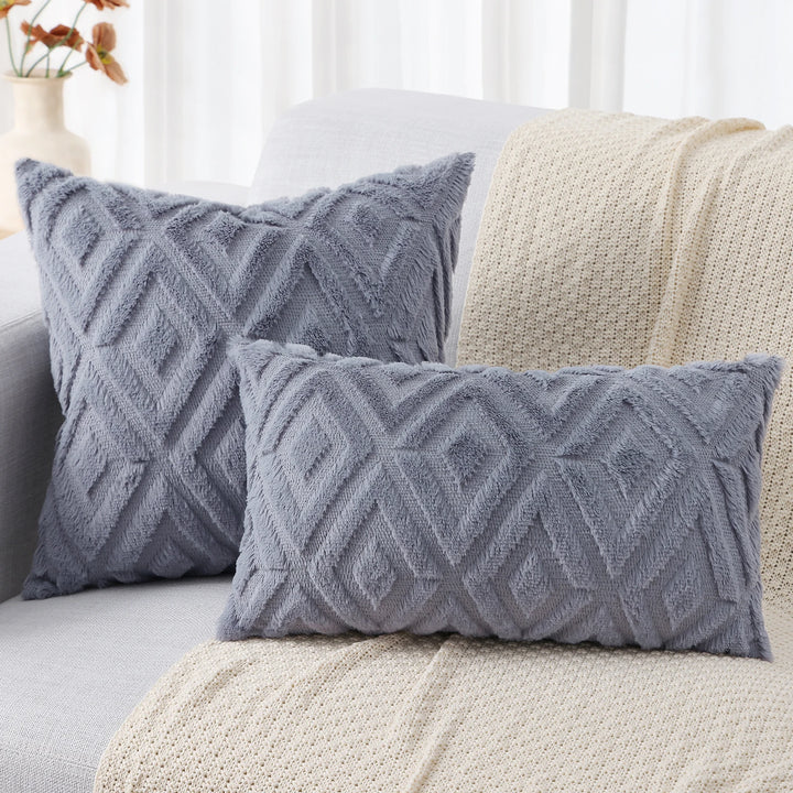 Velura Diamond Knit Cushion Cover