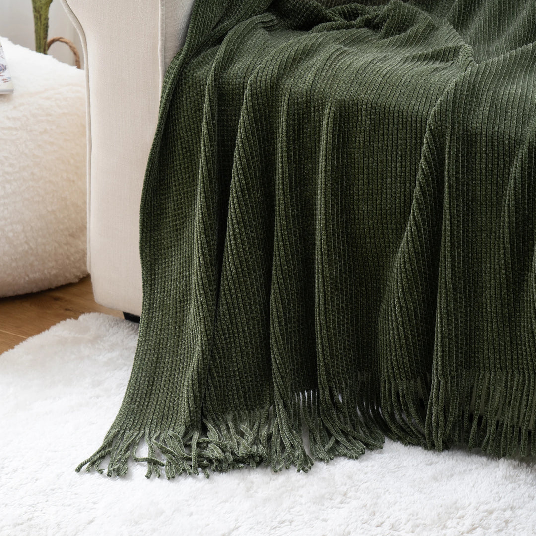 Channel Chenille Throw