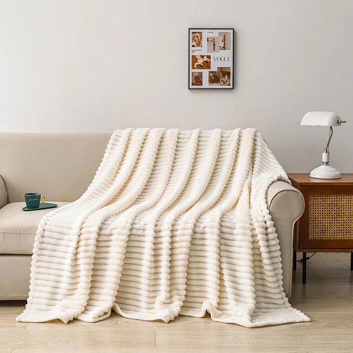 Ripple Plush Throw