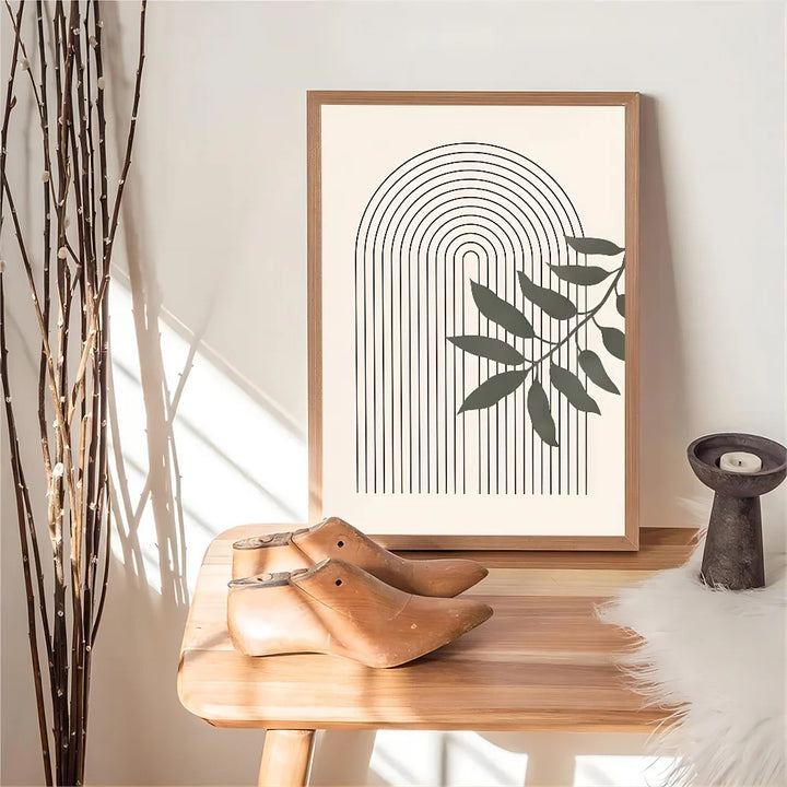 Verdant Forms Modern Botanical