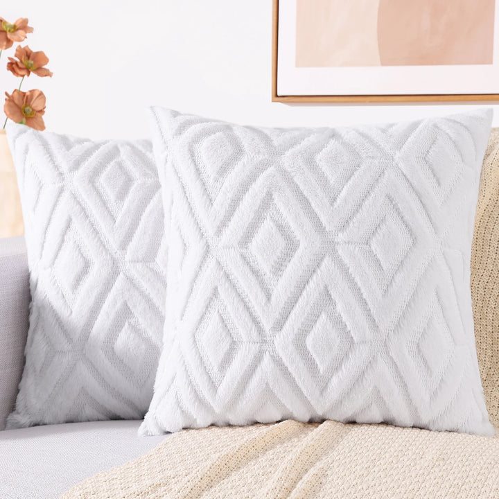 Velura Diamond Knit Cushion Cover