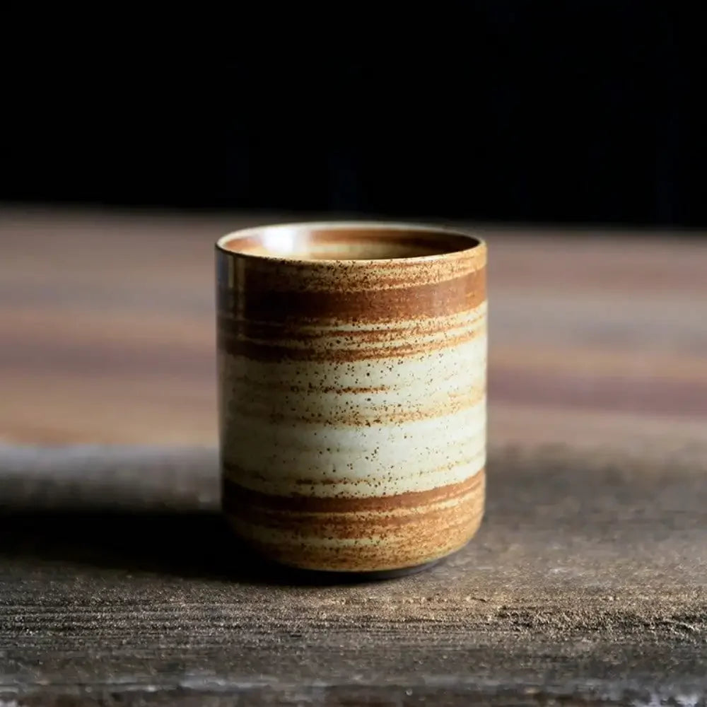 Hand-Thrown Stoneware Cup