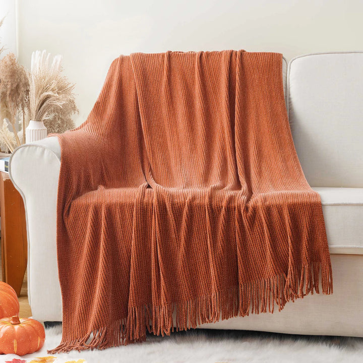 Channel Chenille Throw