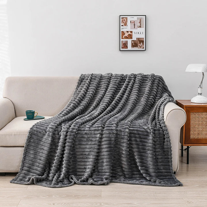 Ripple Plush Throw