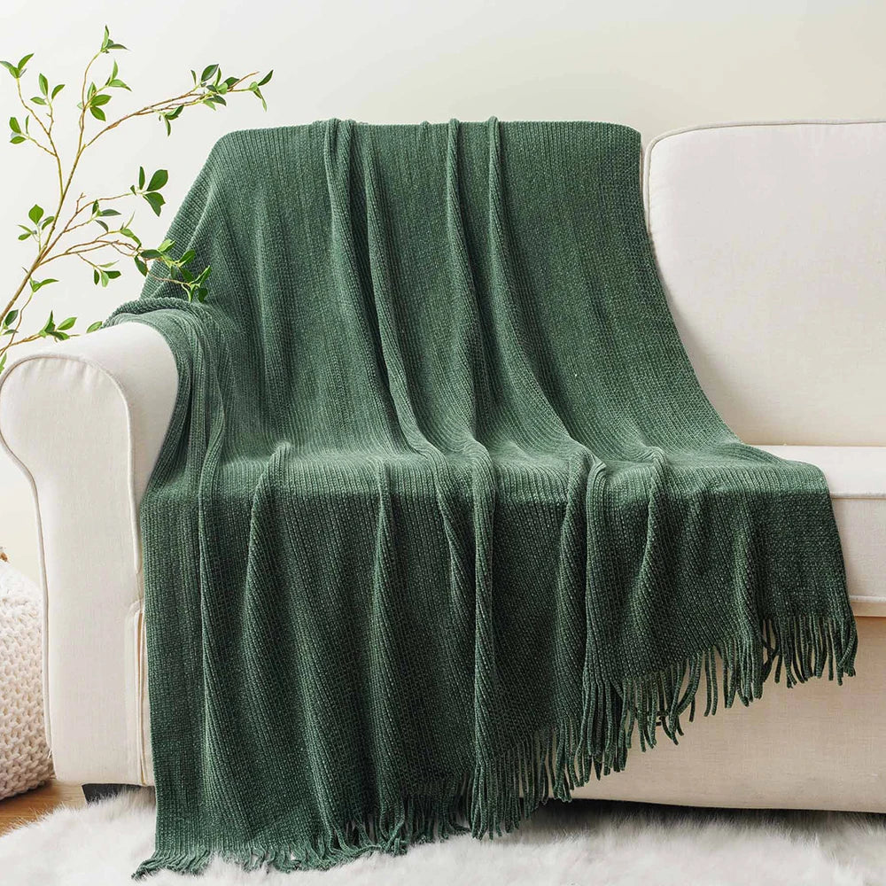 Channel Chenille Throw
