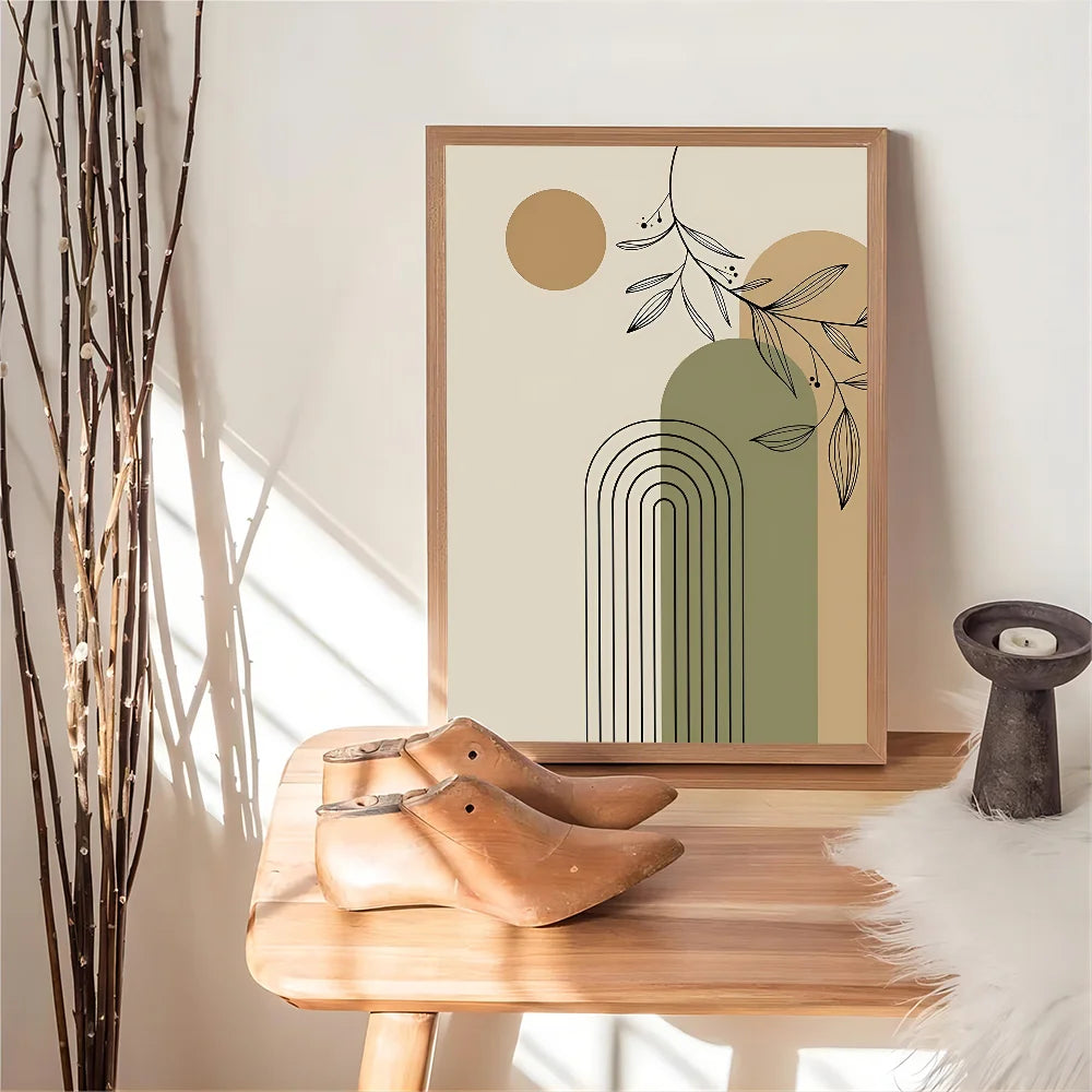 Verdant Forms Modern Botanical