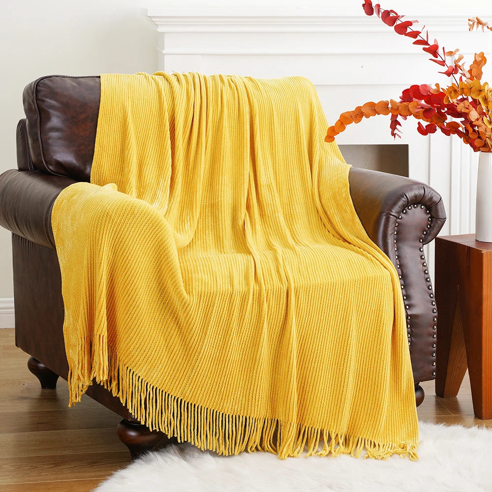 Channel Chenille Throw