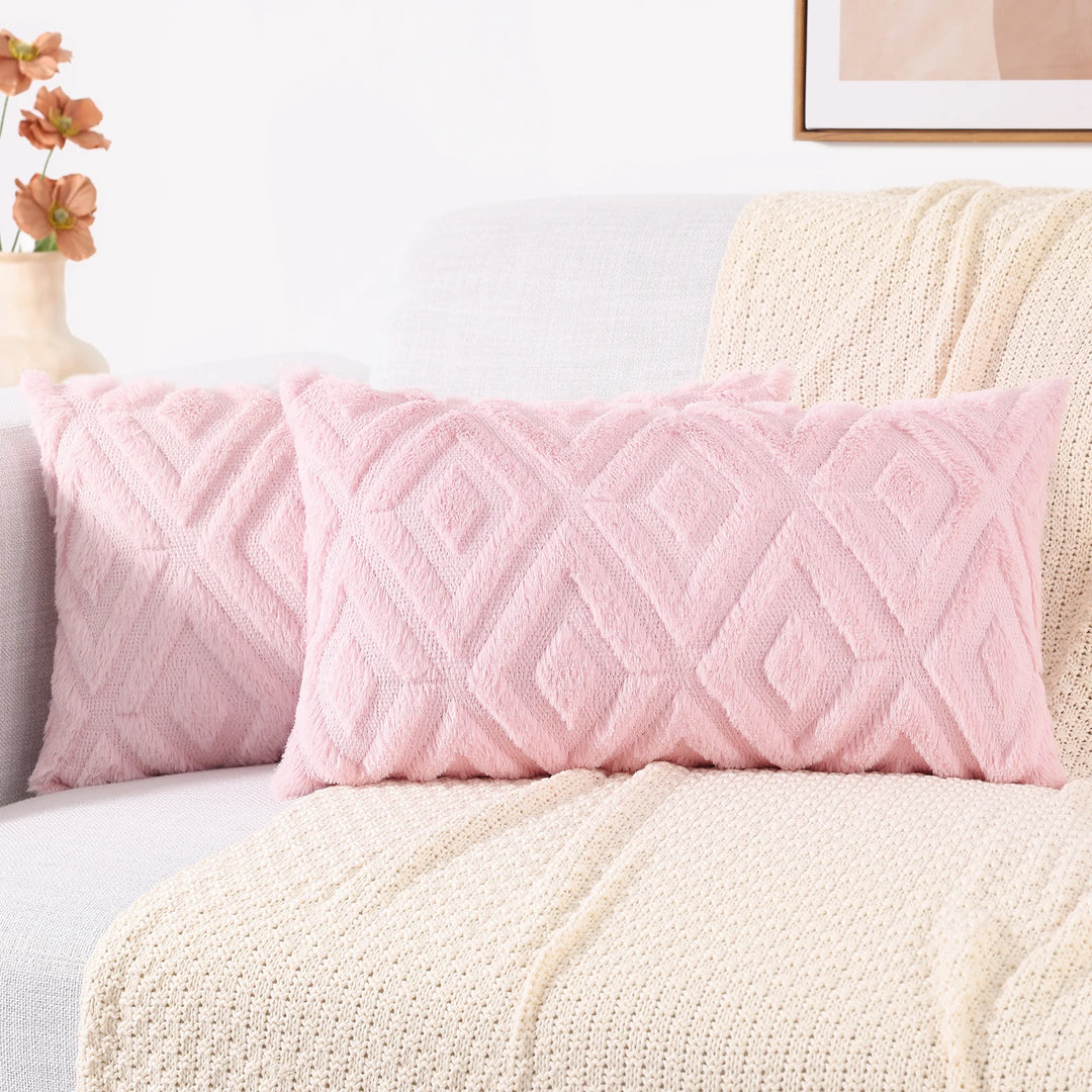 Velura Diamond Knit Cushion Cover