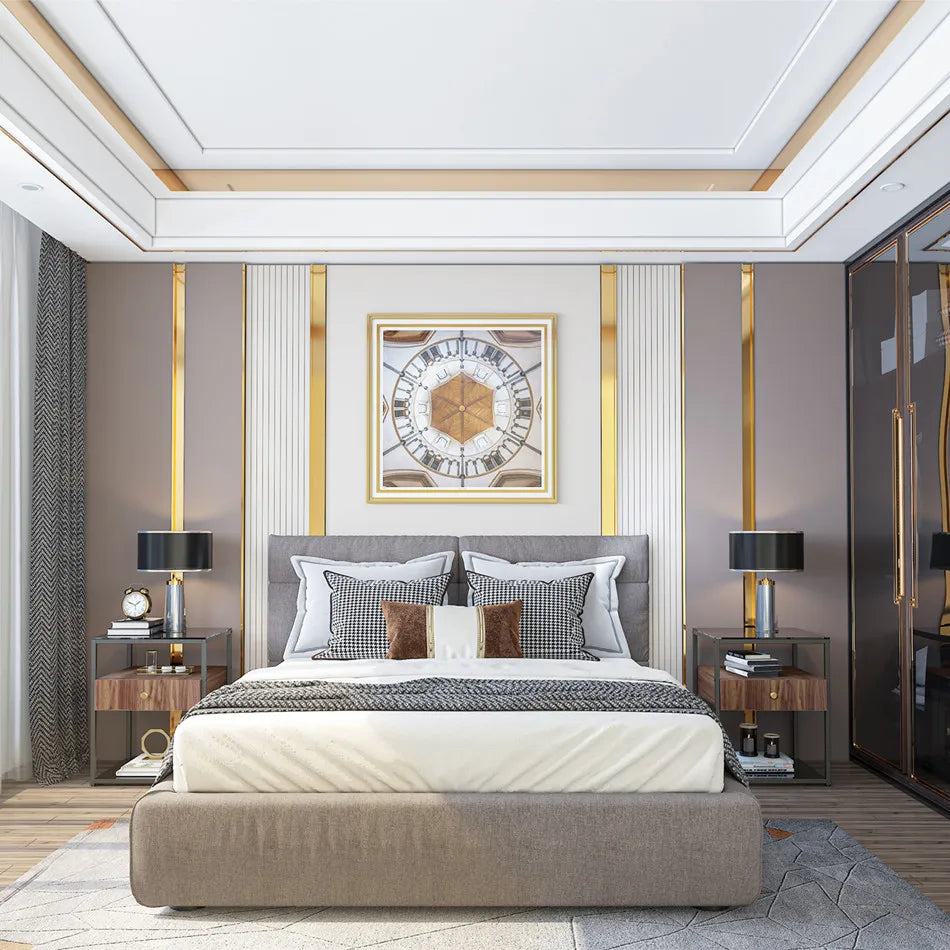 Oslo Glass-Top Side Table