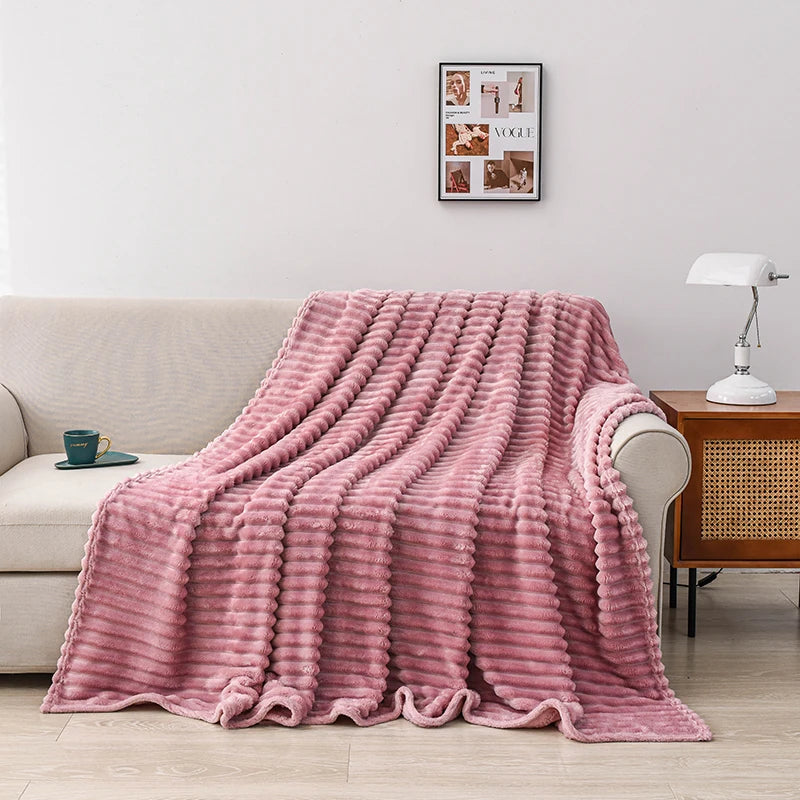 Ripple Plush Throw