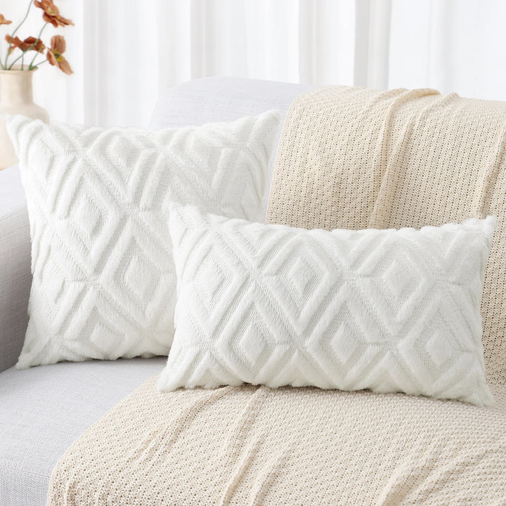 Velura Diamond Knit Cushion Cover