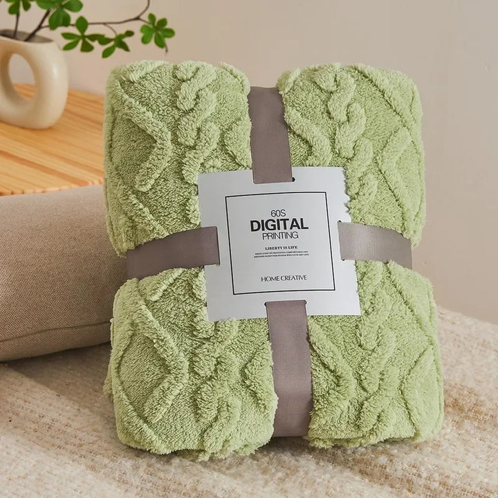 Lattice Plush Throw