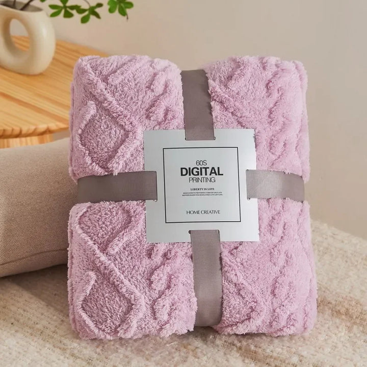 Lattice Plush Throw